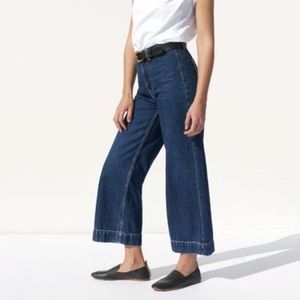 Limited Edition Everlane The Wide Leg Crop Jean Edition 2 Size 33 Ankle EUC